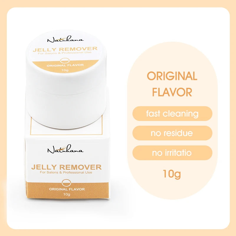 NATUHANA Fruit Flavour Eyelash Remover Glue Quick Unloading Adhesive Professional Cream Remover for Eyeslashes Makeup Tools