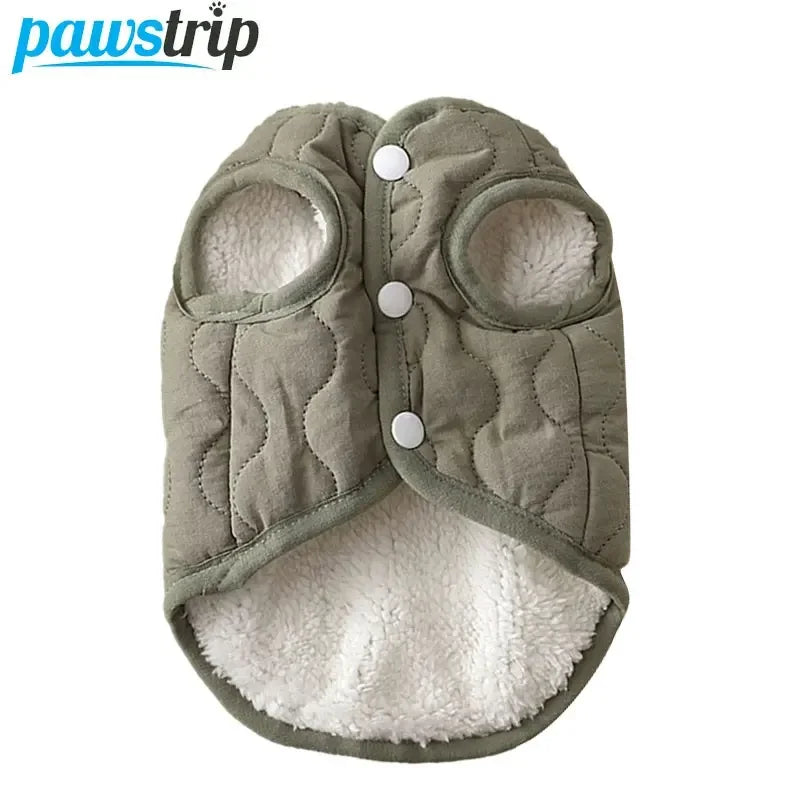 Thickened Warm Dog Coat Jacket Pet Dog Clothes for Small Medium Dogs Fleece Puppy Clothes Chihuahua Yorkshire Clothing