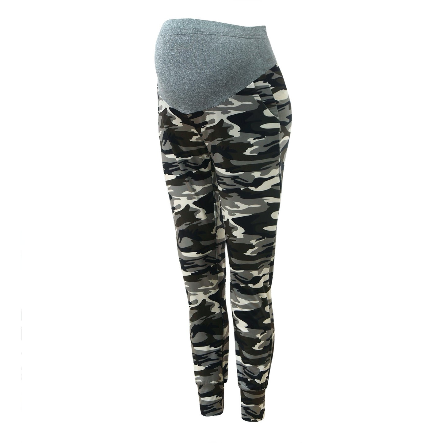 Maternity Clothes Women Camouflage Pants Stretchy Comfortable Lounge Pants High Waist Slim Maternity Leggings Premama Clothing