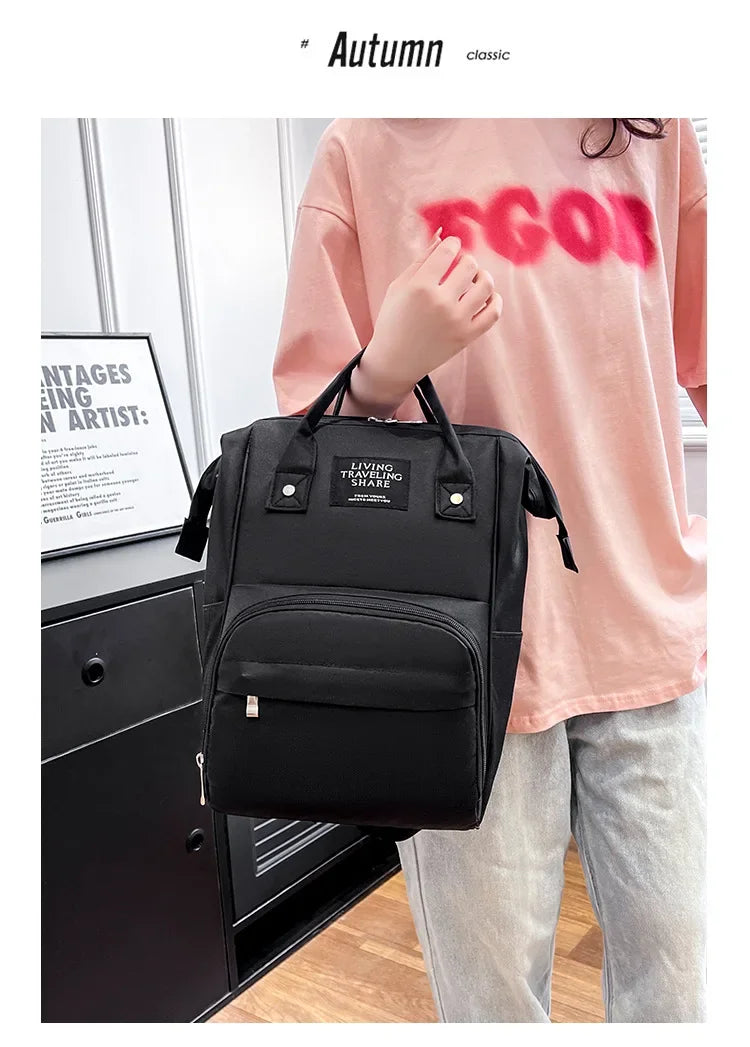 Nappy Backpack Diaper Bag Mummy Large Capacity Bags Mom Baby Multi-Function Waterproof Outdoor Travel Diaper Bags for Baby Care