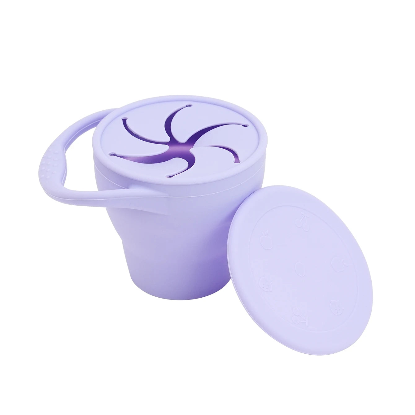 1PCS Baby Silicone Tableware Collapsible Snack Cup Baby Shower Gift Portable Baby Snack Box Feeding Trianing Baby Food Storage