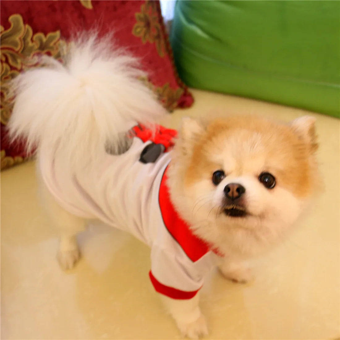 Christmas Dog Clothes New Year Pets Dogs Clothing For Small Medium Dogs Costume Chihuahua Pet Shirt Warm Dog Clothing Yorkshire