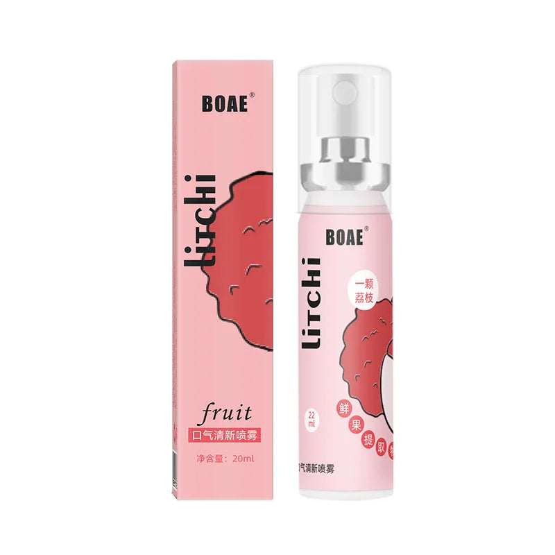 20ml Long lasting Mouth Freshener Spray Fruity Oral Spray Remove Bad Breath Portable Breath Fresh Refreshing Oral Care Wholesale