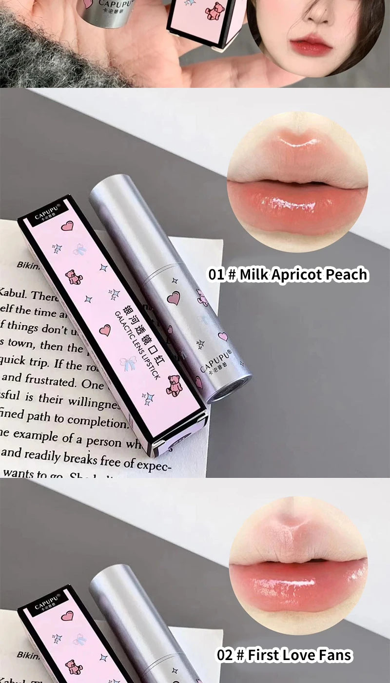 Solid lip gloss lipstick Mirror hydrating moisturizing moisturizing long-lasting and non-fading lipstick high appearance level
