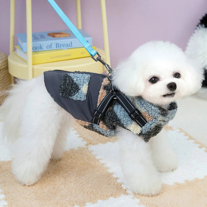 Winter Warm Pet Dog Jacket Thickened Pet Clothes for Small Medium Dogs Fleece Puppy Coat Yorkie Chihuahua Coat Dog Accessories