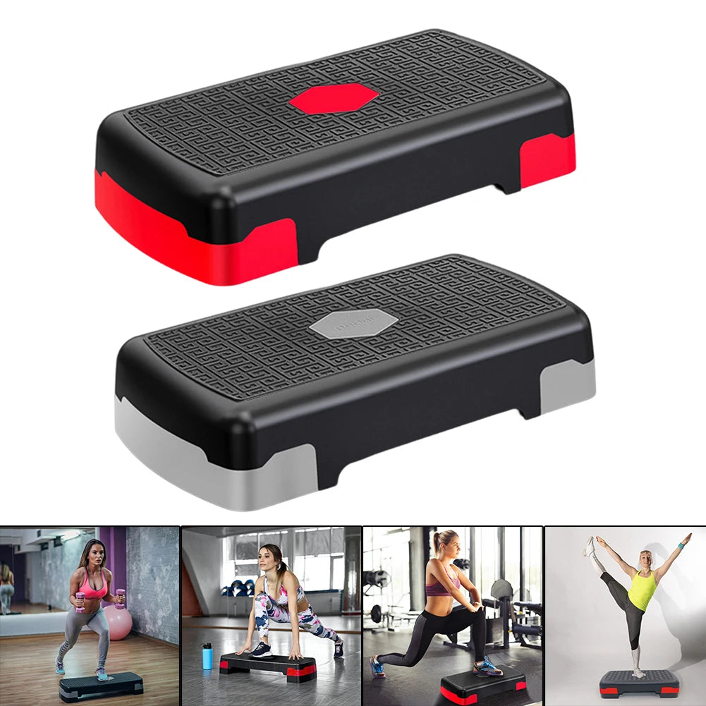 Gym Exercise Foot Pedal Mini Body Building Stepper Adjustable Non-slip Stable 200KG Load-bearing Portable Fitness Equipment