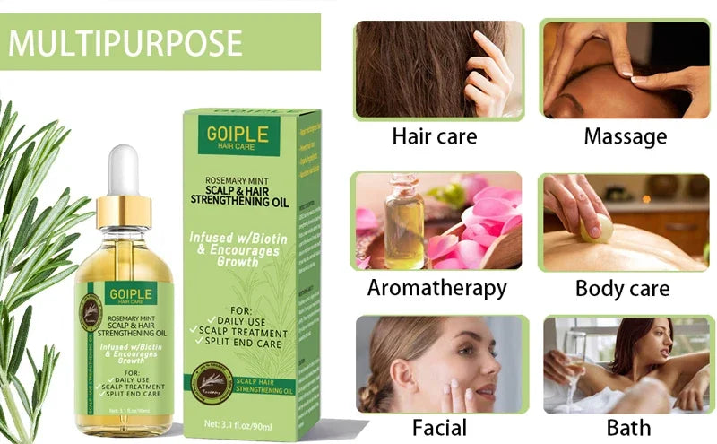Heat Protection Spray Thermal Protector Serum Hair Growth Essential Oil Sleep Bonnet with Brush Moisturize Care Conditioner Set