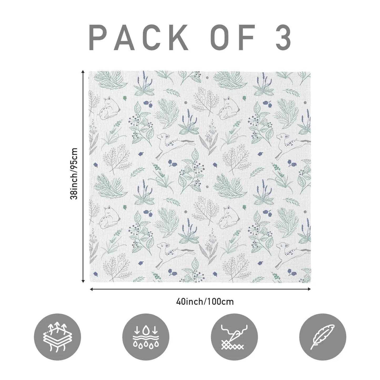 Baby Blanket Gauze Cotton Newborn Swaddle Swaddle Towel Four Seasons Bath Towel Swaddle To Prevent Startle Baby Towel Baby Bath