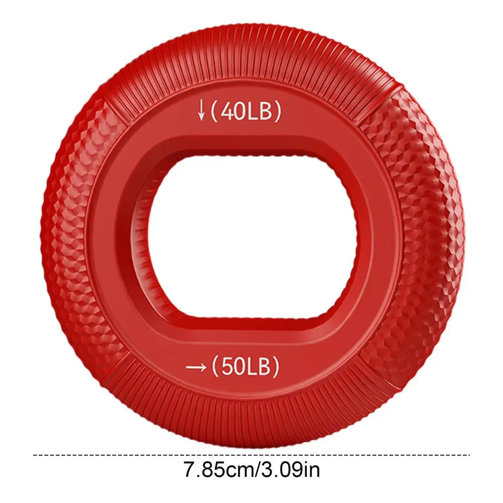 Silicone Adjustable Hand Grip 20-80LB Gripping Ring Finger Forearm Trainer Carpal Expander Muscle Workout Exercise Gym Fitness