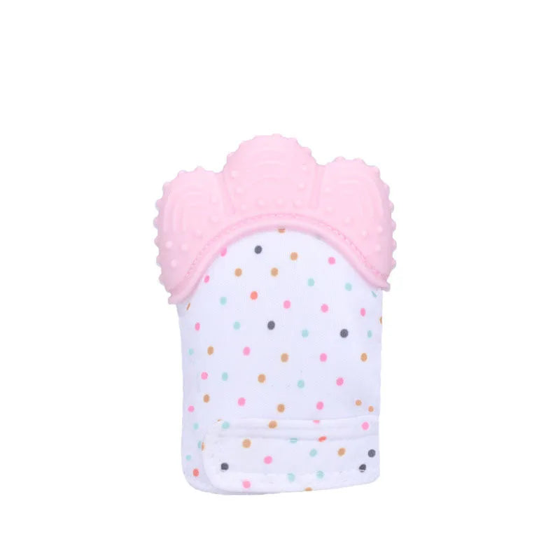 Baby Teething Silicone Gloves Multi-Layer Breathable Chewing Gloves Baby Teething Toys Baby Self Soother Teether Teething Toys