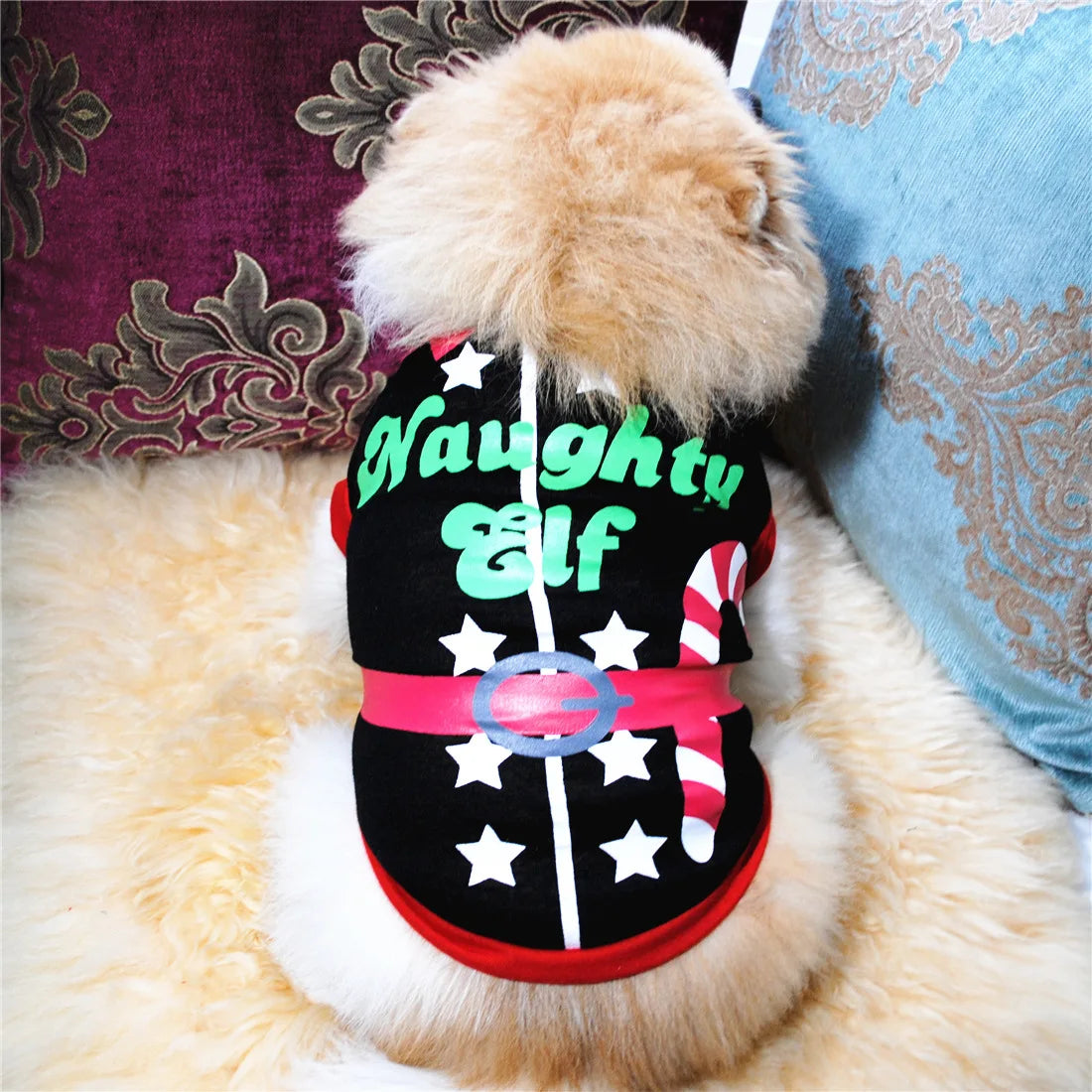 Christmas Dog Clothes New Year Pets Dogs Clothing For Small Medium Dogs Costume Chihuahua Pet Shirt Warm Dog Clothing Yorkshire