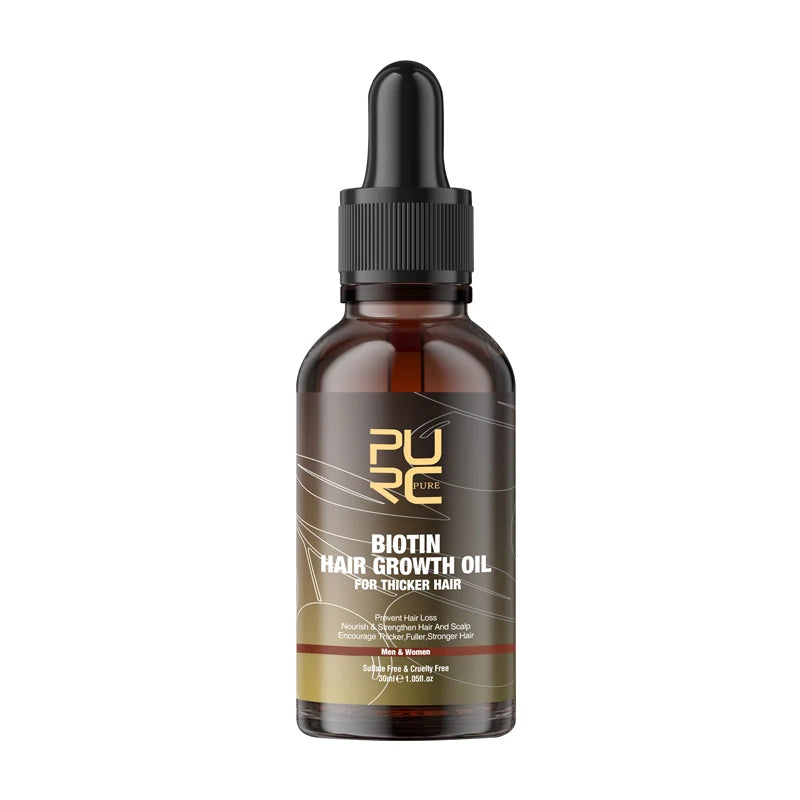 PURC Smoothing Hair Scalp Treatment Hair Shampoo Biotin Hair Oil and Conditioner Set for Men Women Hair Care