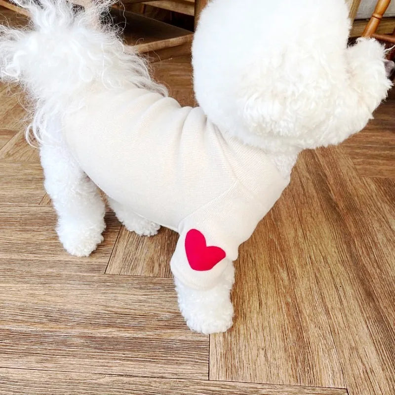 Fashion Dog Hoodies Autumn Dog Clothes for Small Dogs Cute Solid Puppy Sweater Soft Cat Hoodies Pet Sweatshirt Chihuahua Clothes