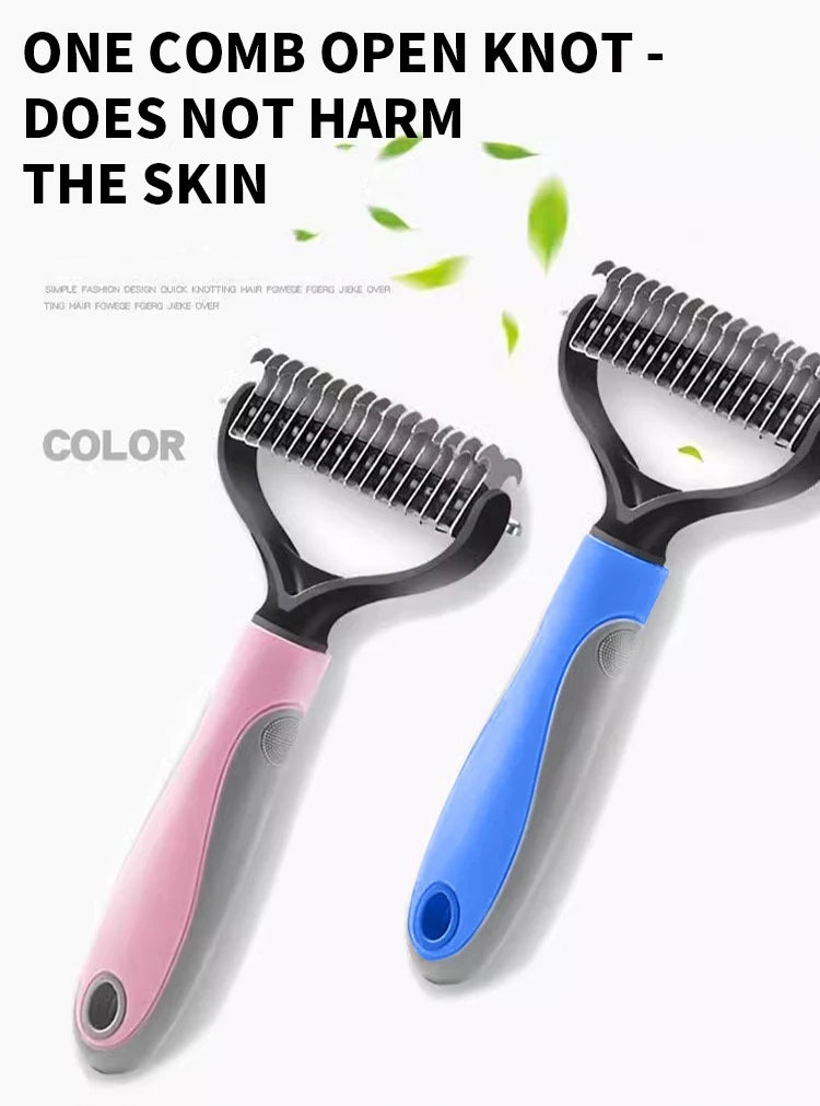 Pet Hair Straightener Groomer Anti-Knotting Floating Hair Removal Tool for Cats And Dogs Pet Comb