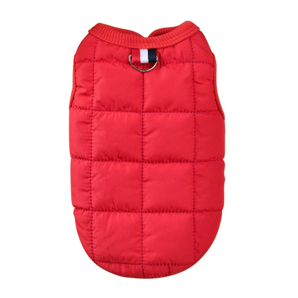 XS-2XL Winter Warm Cotton Dogs Vest Coats For Small Medium Dog Clothing Puppy Kitten French Bulldog Chihuahua Pet Dogs Clothes