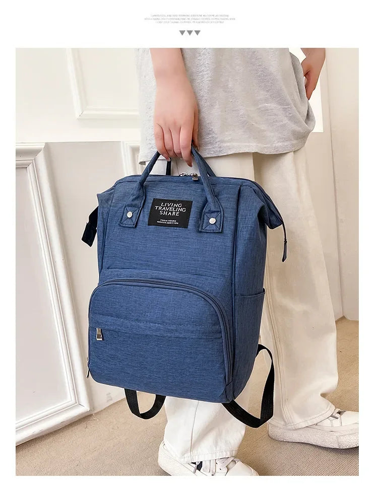 Nappy Backpack Diaper Bag Mummy Large Capacity Bags Mom Baby Multi-Function Waterproof Outdoor Travel Diaper Bags for Baby Care