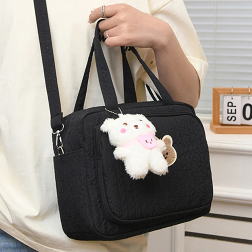 Mommy Stroller Nappy Bag Portable Cute Cartoon Multi-function Large Capacity Baby Diaper Bags with Pendant Nylon Mom Travel Tote