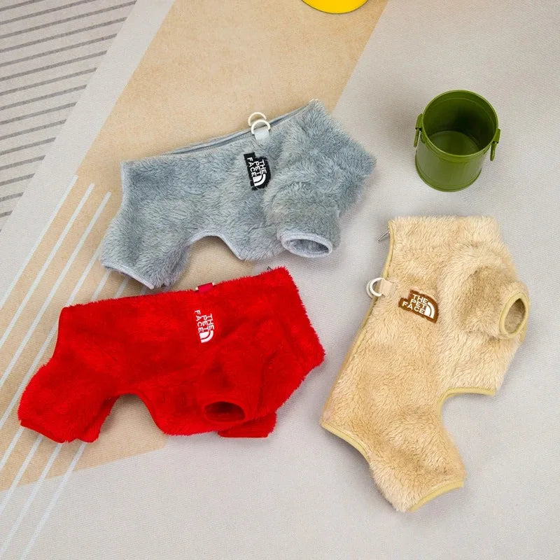 Pet Dog Clothes Large Dogs Sweatshirt Sweater Warm Jackets Coats Small Winter Hat Cloak Fur Coat Clothing Suit Big Medium Jumper