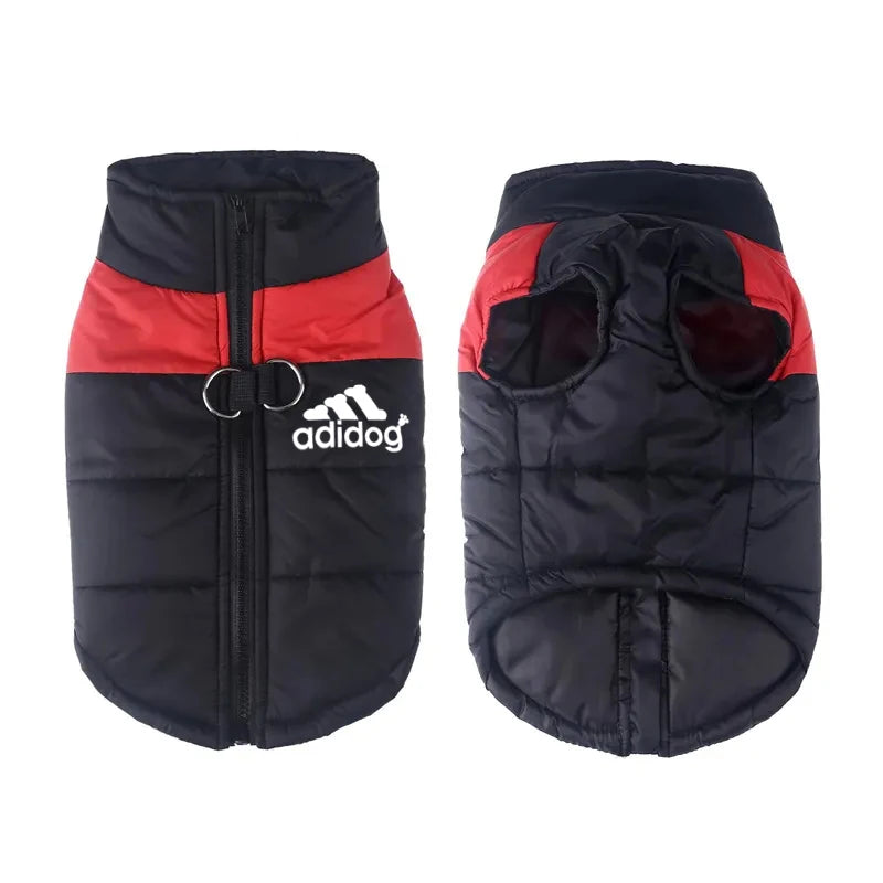 Waterproof dog Clothing Pet Coat Winter thermal vest Thickened zipper jacket Dog clothing for small to medium sized dogs