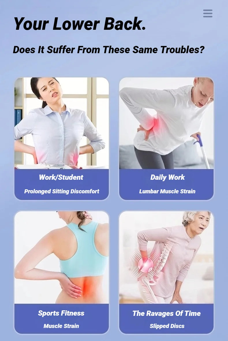 Back Massager Stretch Lumbar Support Relaxation Spine Pain Relief Vertebral Relaxer Stretches The Lower Traction Corrects Waist