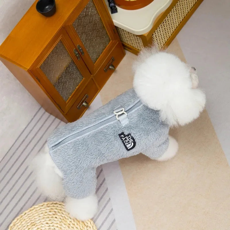 Pet Dog Clothes Large Dogs Sweatshirt Sweater Warm Jackets Coats Small Winter Hat Cloak Fur Coat Clothing Suit Big Medium Jumper