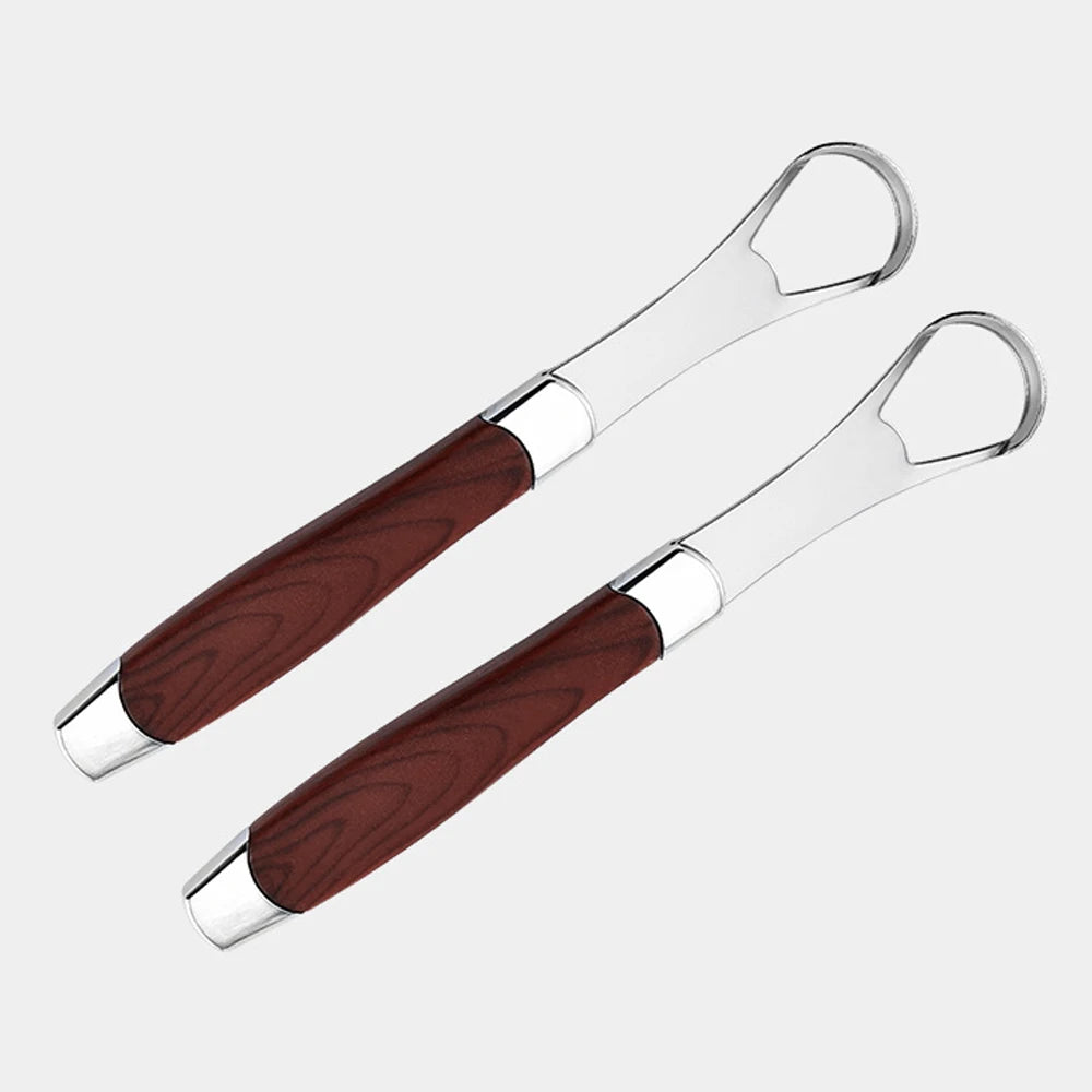 High Quality Stainless Steel Tongue Scraper for Oral Hygiene Reusable Dentisty Oral Hygiene Care Tools