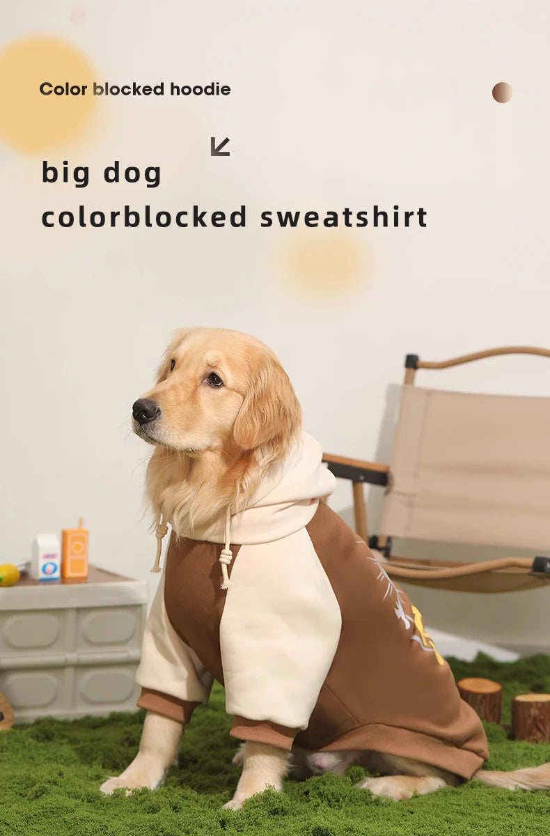 HOOPET Dog Clothes Fall and Winter Models Labrador Dogs Border Collie Pet Clothing Spring and Large Dog Sweater Winter