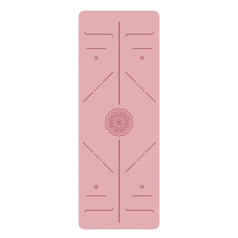 1.5mm Ultra-thin Pu Natural Rubber Yoga Mat Portable Foldable Professional Anti-slip Fitness Yoga Mat
