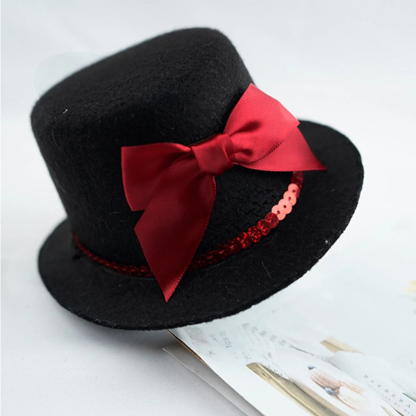 Festival Dog Hat Dogs Cat Wedding Party Gentleman Hats Caps For Puppy Kitten Headwear Pet Halloween Photo Prop Top Hat Accessory