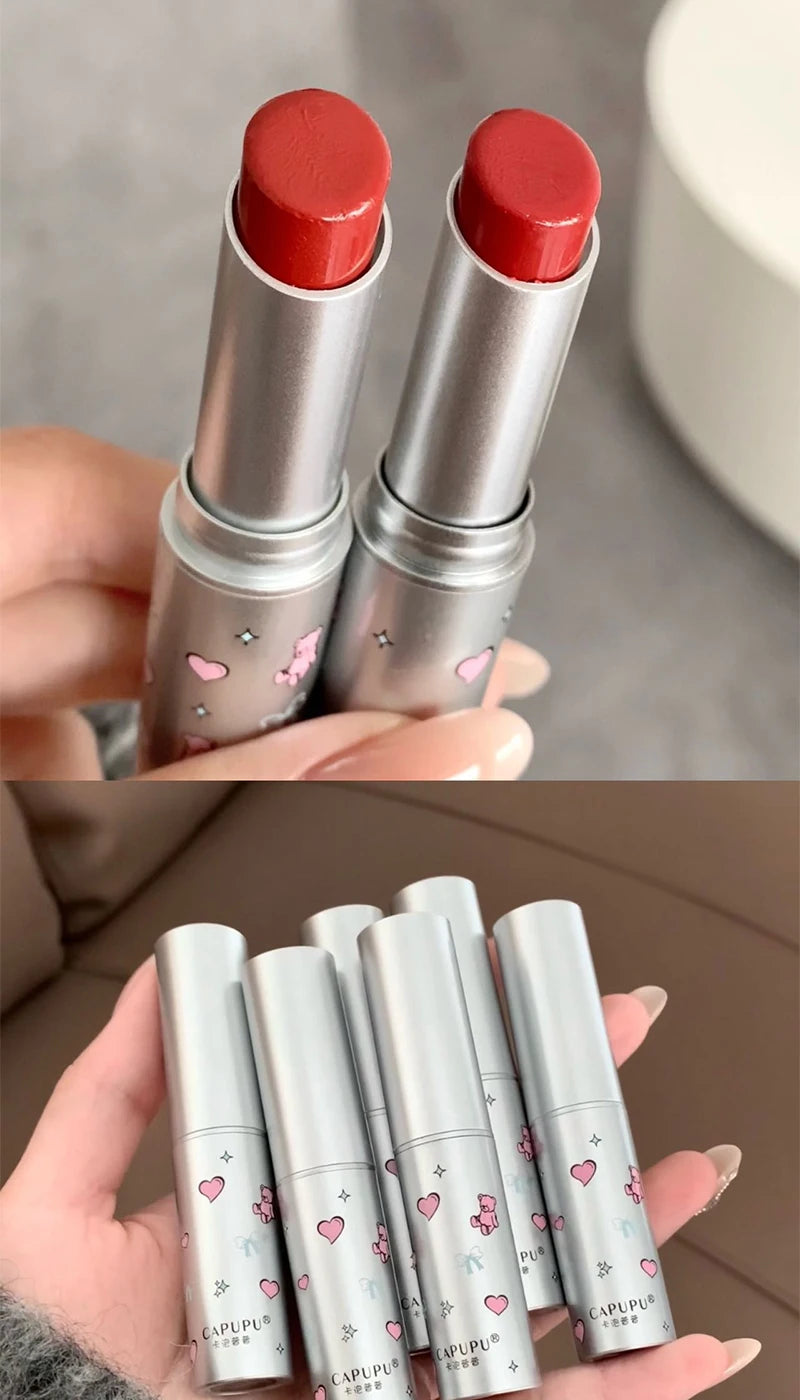 Solid lip gloss lipstick Mirror hydrating moisturizing moisturizing long-lasting and non-fading lipstick high appearance level