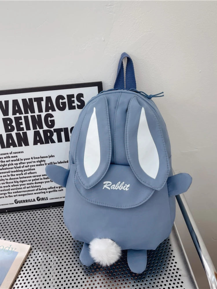 Personalized Custom name Embroidered Newborn letter Nursery Baby Rabbit Backpack School Children bag Gifts Bunny