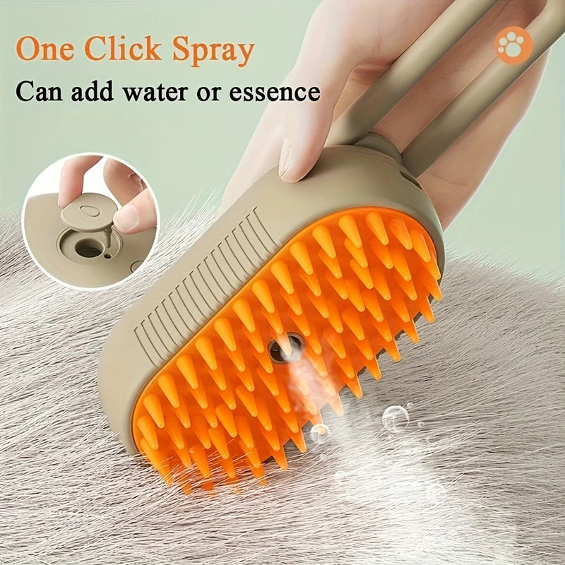3IN1 Water Steam Brush Pets Grooming for Dogs Steam Cats Comb Brush for Cats with Vaporizer Anti-scratch Spray Accessories Cats