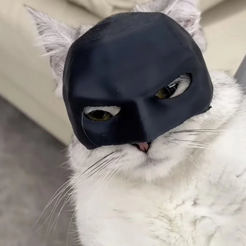 New Bat Cat Avenger Mask 3d Printed Cosplay Costume Helmet Toy Halloween Party Headwear Pet Dog Mask Helmet Prop