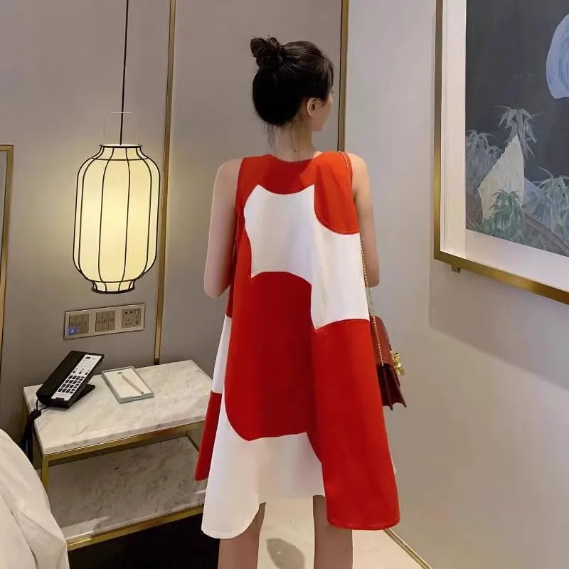 Maternity Dress Summer Korean Version Loose Maternity Dress Summer Long Holiday Pregnant Women Skirts Vestidos De Fotografía