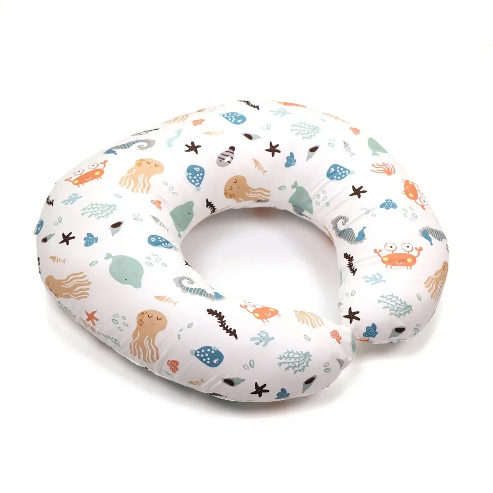 Baby Breastfeeding Pillow Baby Nursing Cushion Ushaped Maternity Feeding Pillow Infant Neck Support Pregnancy Pillows Hands-Free