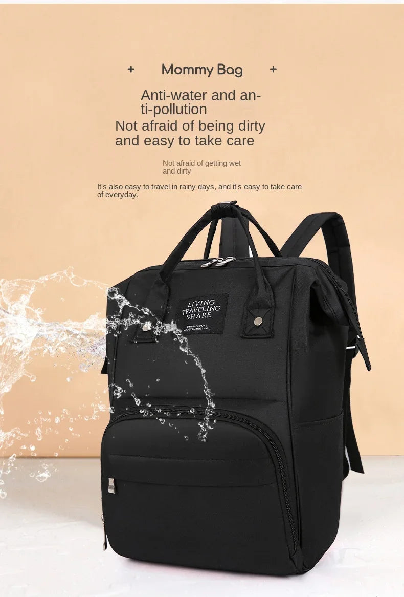 Nappy Backpack Diaper Bag Mummy Large Capacity Bags Mom Baby Multi-Function Waterproof Outdoor Travel Diaper Bags for Baby Care