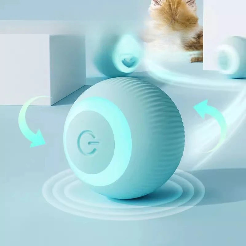 Electric Cat Toy Smart Rolling Ball Resistant To Bite Teasing Cats Toys Self-exciting Ball Artifact Dust-free Pet Supplies