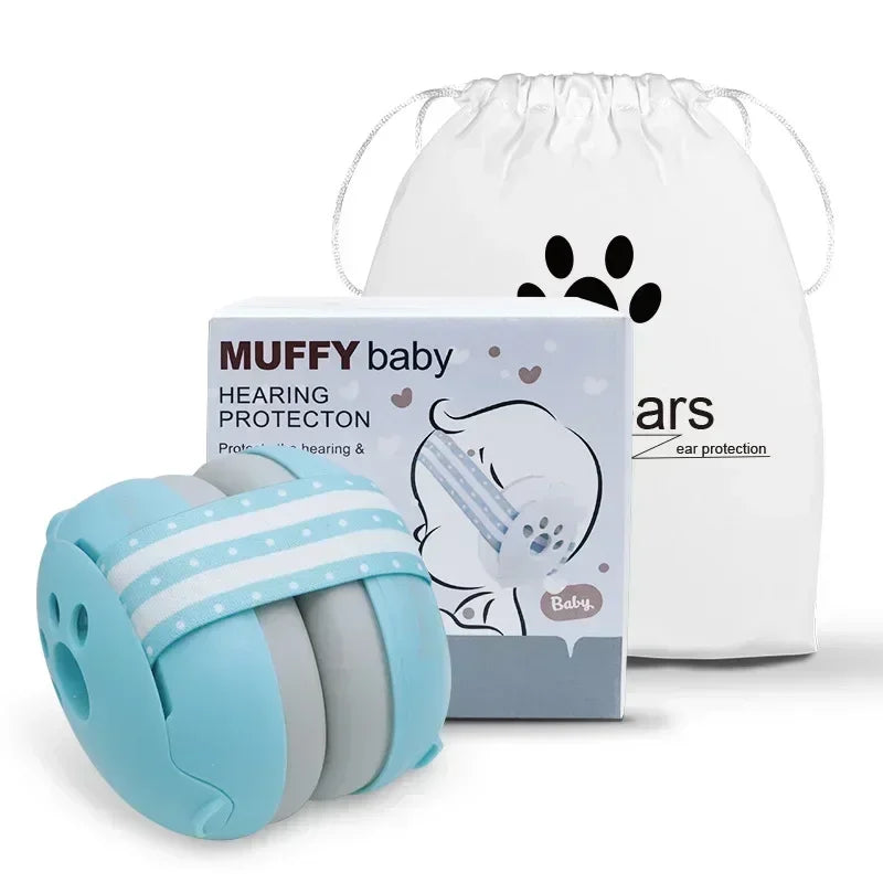 Baby Earmuff Mini-headset Adjustable Noise-proof Ear Protection Kids' Outdoor Sleep and Airplane Anti-noise Earmuffs