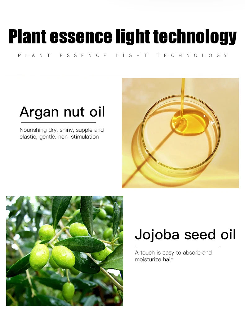 Hair & Scalp Care Essential Oil Treatment for Moisturizing Soft Hair Pure Argan Oil Dry Hair Repair Multi-functional