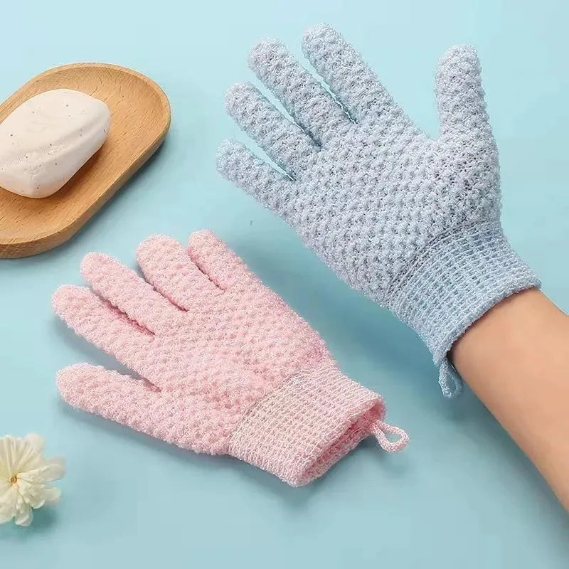Bath scrub gloves, scrub gloves, body scrub gloves, body wash gloves, exfoliating gloves, facial scrub, facial scrub, bath spong