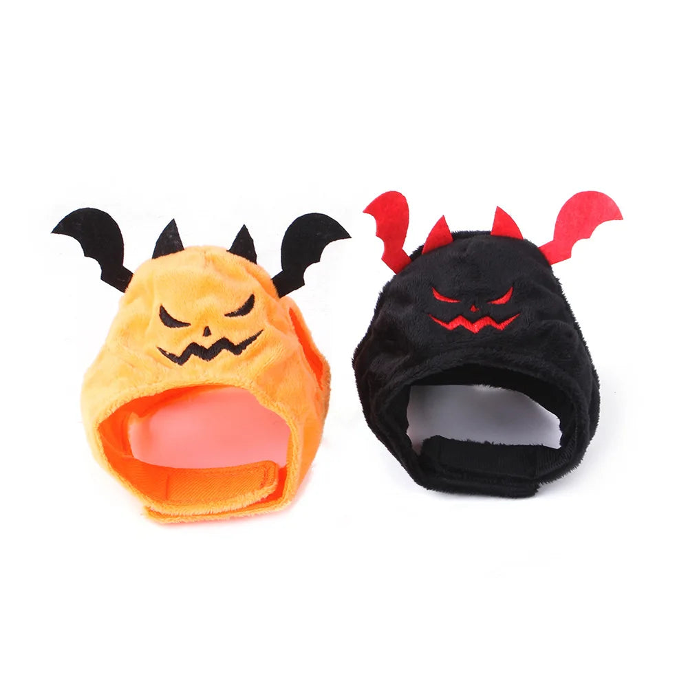 Pet Halloween Dog Cat Costume Dog Cat Costumes for Small Dogs Cosplay Bat Headgear Cat Hat Cat Headgear Pet Supplies