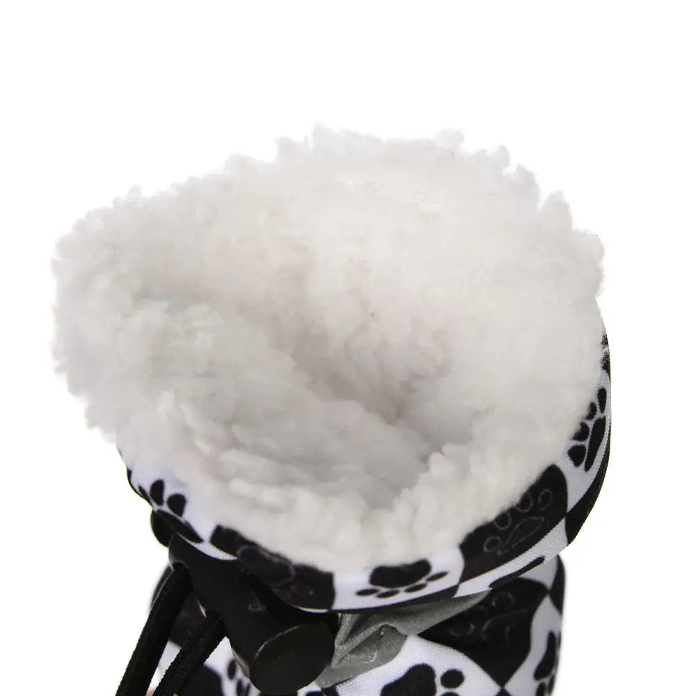 4pcs/set Durable Waterproof Winter Pet Dog Shoes Anti-slip Thick Pet Footwear Puppy Dogs Socks Booties