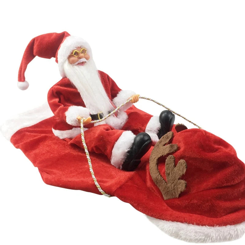 Pet Christmas Clothes Santa Claus Dog Costume Puppy Coat Jacket Suit with Cap Clothing Cosplay For Small Medium Large Dogs Cats