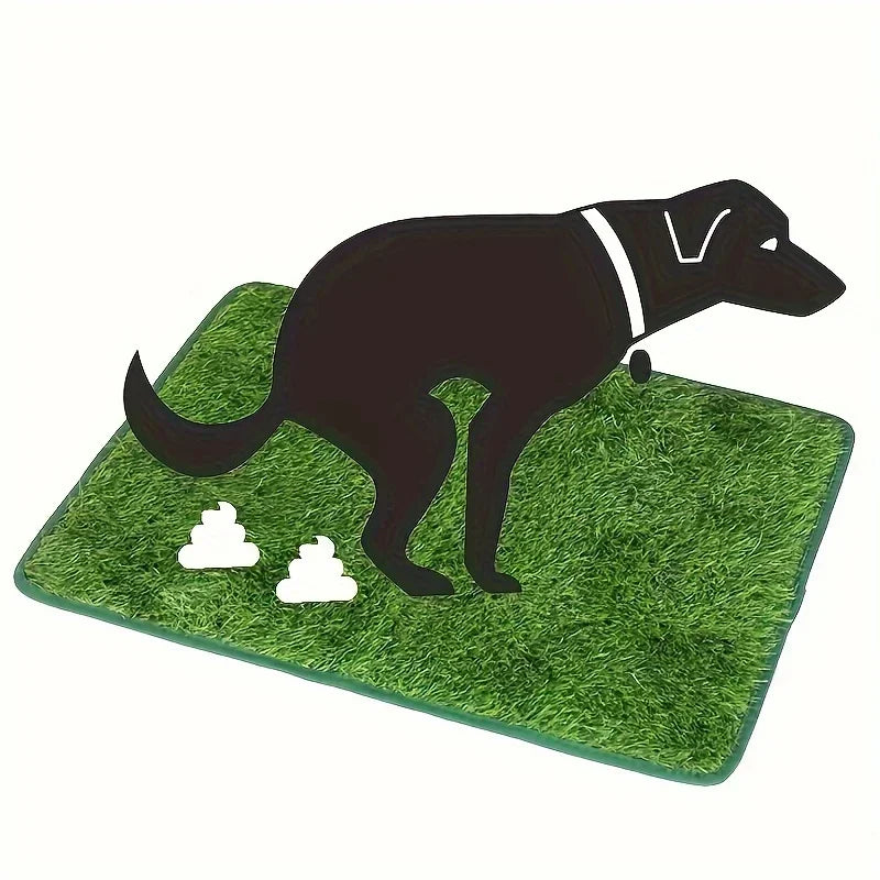 Reusable & Washable Dog Grass Mat Artificial Lawn for Pet Training with Non-Slip Backing, Perfect for Indoor or Outdoor Use