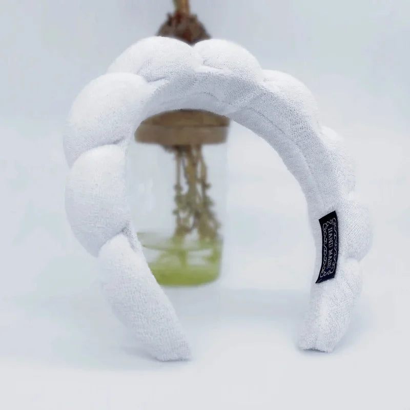 Soft Hair Styling Accessories Women Girls Headbands for Face Washing Bath Makeup Hair Band Women Adjustable SPA Facial Headband