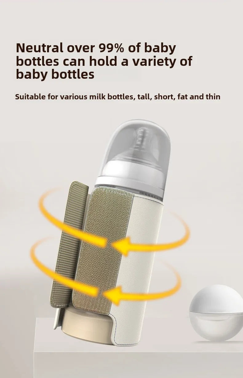USB Multifunctional High-capacity Baby Feeding Bottle Smart Temperature Control Warmer Screen Newborn Baby Bottle Warmer Sleeve