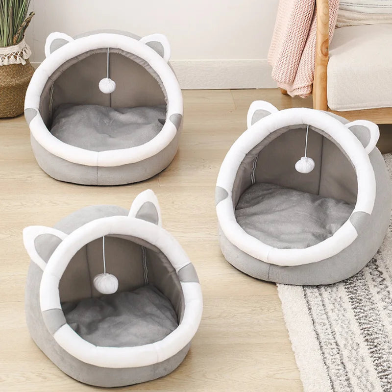 Cat Cottage Cat Pet Litter Semi-enclosed Kennel Cat House Pet Supplies Small and Medium-sized Dogs Are Universal in All Seasons