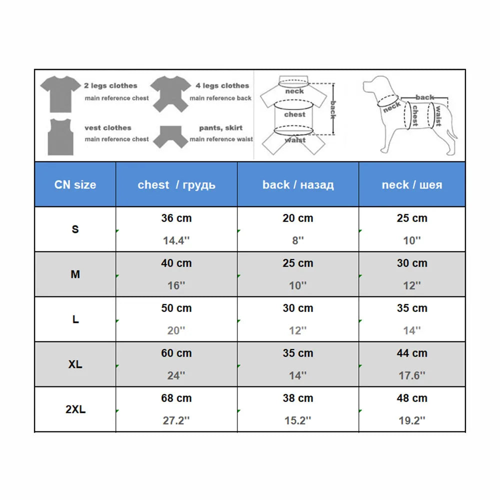 Warm Dog Clothes Cute Print Puppy Pet Clothing French Bulldog Hoodie Winter Dog Pajamas Sweater Coat for Small Medium Dogs Cats