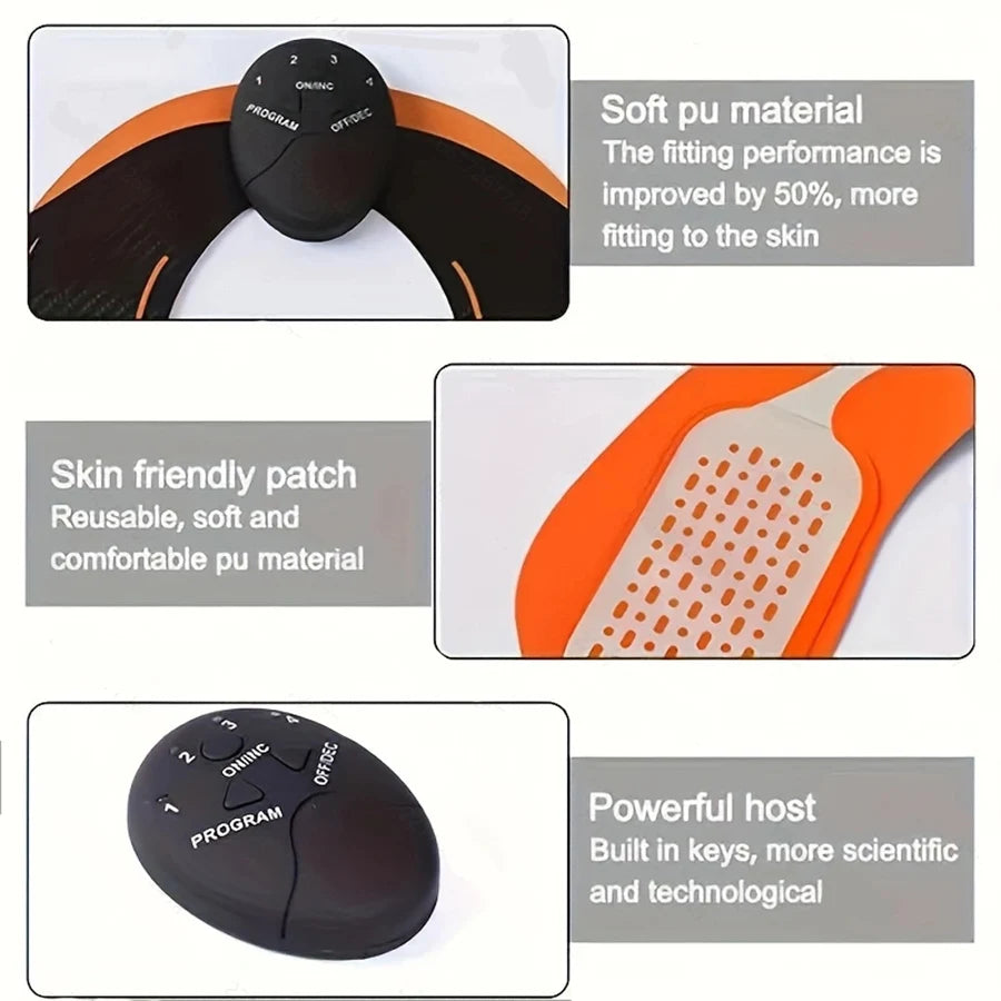 Abs Stimulator, Abdominal Toning Workout for Abdomen/Arm/Leg,Workout Equipment for Men Women 