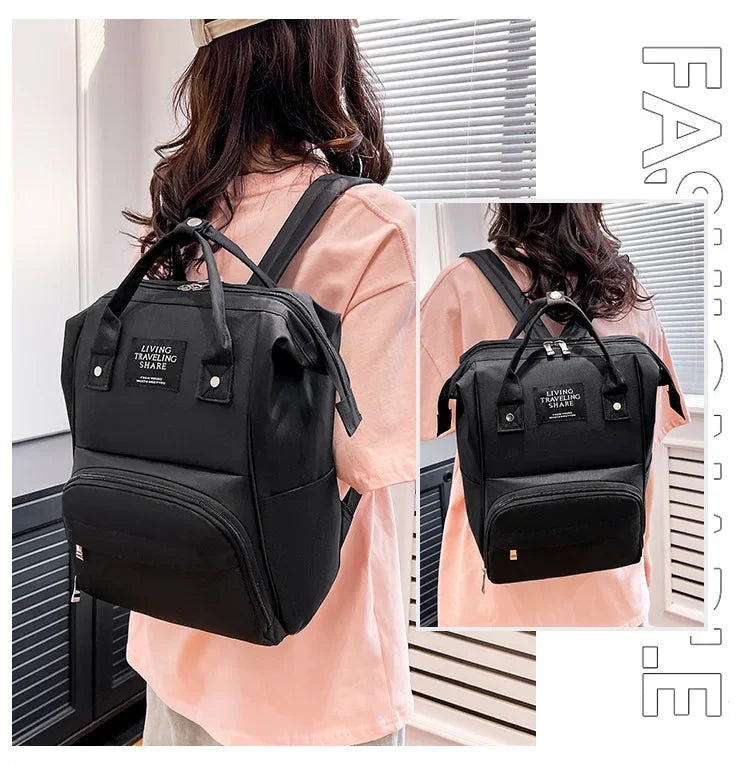 Nappy Backpack Diaper Bag Mummy Large Capacity Bags Mom Baby Multi-Function Waterproof Outdoor Travel Diaper Bags for Baby Care